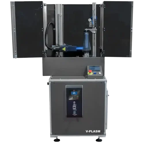 Sistema V-PLASM per trattamento al plasma su superfici cilindriche con controllo digitale
